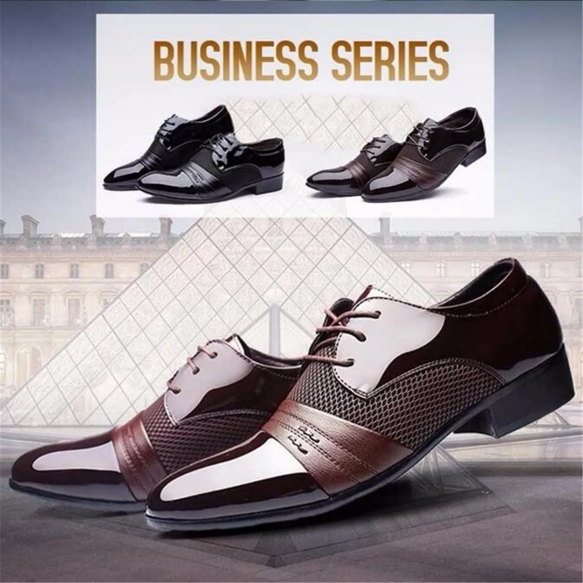 2022 New Men Large Size Formal Pointed Toe Lace Up Business Shoes Loafers Casual Leather Shoes Soft Luxury Non-Slip Shoes 
2022 New Men Large Size Formal Pointed Toe Lace Up Business Shoes Loafers Casual Leather Shoes Soft Luxury Non-Slip Shoes