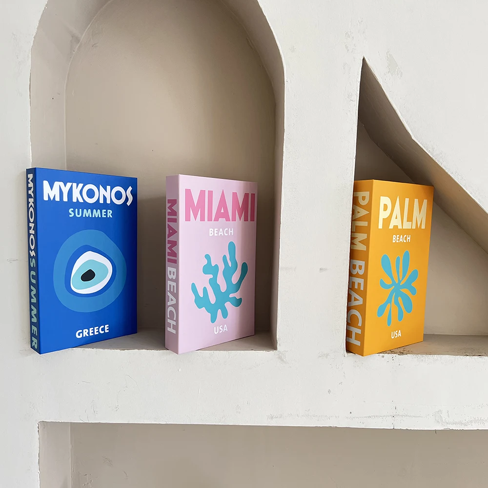 Vacation Style Fake Books Coffee Table Box Colorful Designer Decoration Book Study Shelf Props Books Living Room Decoration
Vacation Style Fake Books Coffee Table Box Colorful Designer Decoration Book Study Shelf Props Books Living Room Decoration