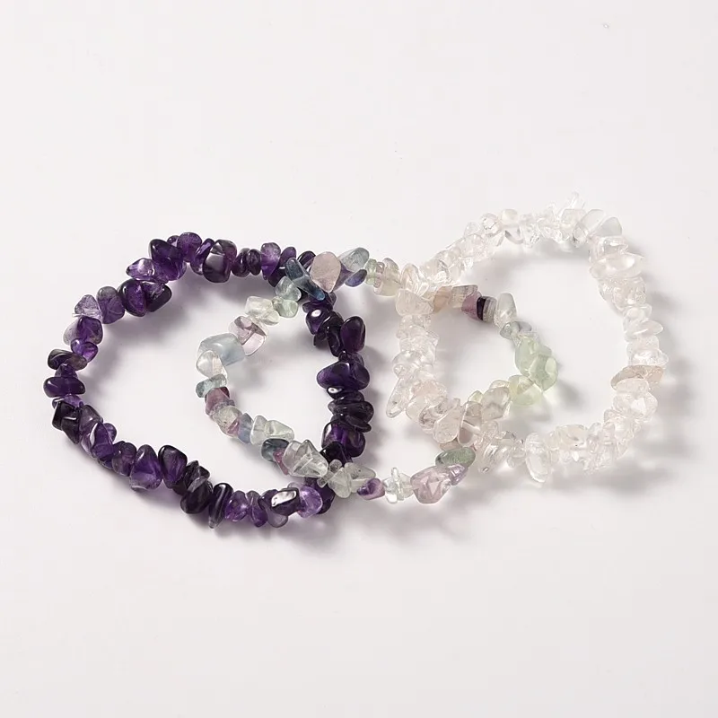 1Set Multi-strand Gemstone Chips Stretch Bracelets 3 Bracelets a Set Indigo 53~55mm
1Set Multi-strand Gemstone Chips Stretch Bracelets 3 Bracelets a Set Indigo 53~55mm