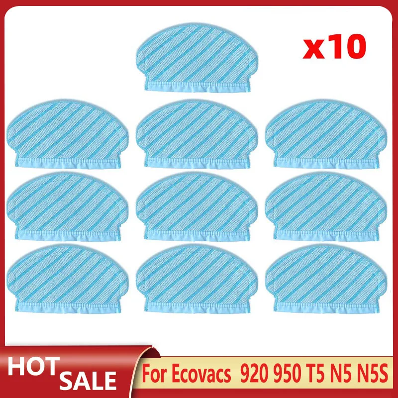 For Ecovacs Debot OZMO 920 950 T5 N5 N5S Yeedi 2 Hybrid Mop Cloths Rag Robot Vacuum Cleaner Replacement Part Spare Accessory
For Ecovacs Debot OZMO 920 950 T5 N5 N5S Yeedi 2 Hybrid Mop Cloths Rag Robot Vacuum Cleaner Replacement Part Spare Accessory