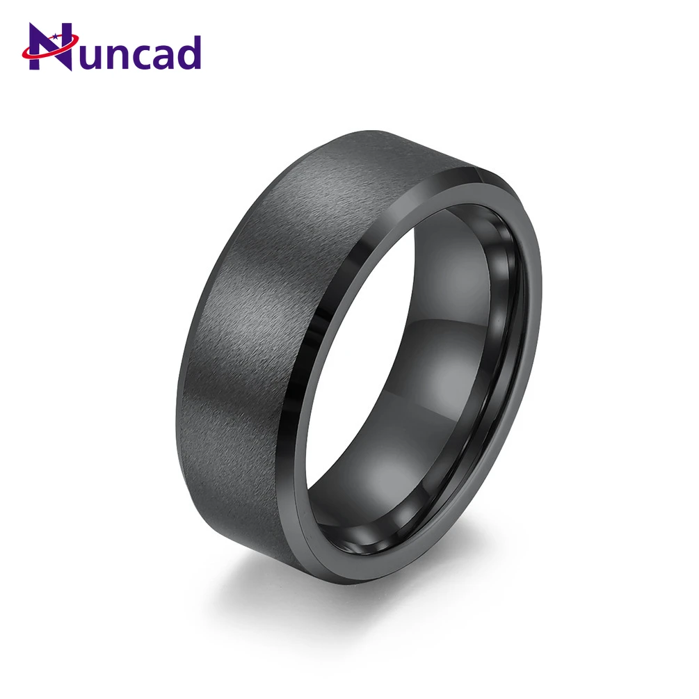 NUNCAD 6mm 8mm 10mm Black Matte Frosted Tungsten Carbide Steel Ring Men's and Women's Jewelry Gifts Free Shipping
NUNCAD 6mm 8mm 10mm Black Matte Frosted Tungsten Carbide Steel Ring Men's and Women's Jewelry Gifts Free Shipping