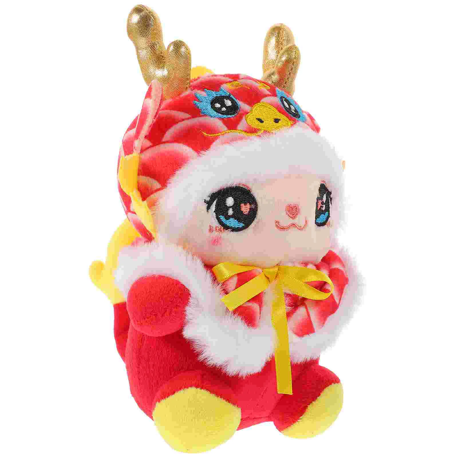 Dragon Plush Toy Stuffed Figurine Chinese Mascot New Year Decor Animal Small The Gift
Dragon Plush Toy Stuffed Figurine Chinese Mascot New Year Decor Animal Small The Gift