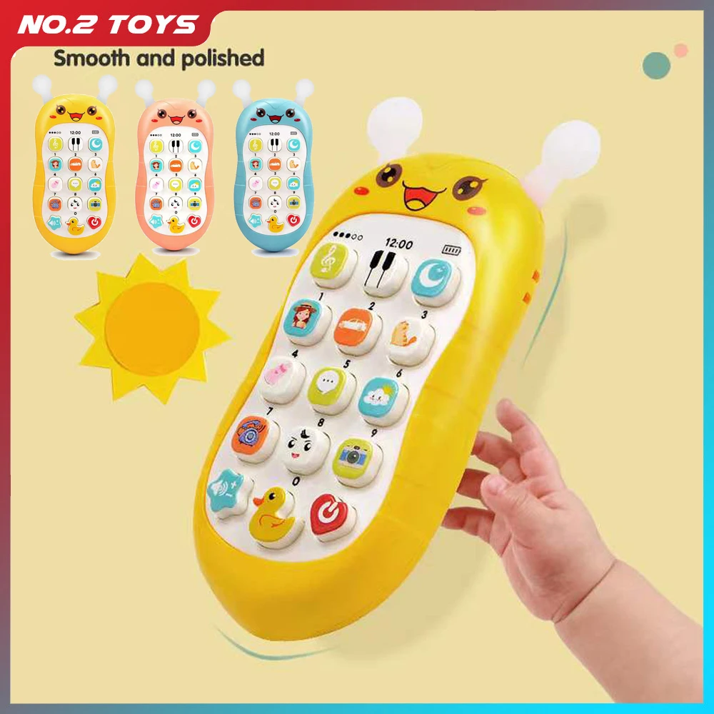 Baby Phone Toys Can Bite Intellectual Telephone Teether Music Toy Early Educational Learning Machine Electronic Children Gift
Baby Phone Toys Can Bite Intellectual Telephone Teether Music Toy Early Educational Learning Machine Electronic Children Gift