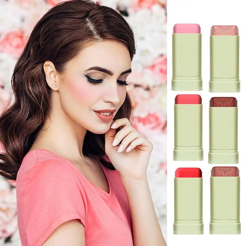 6Pc Rotating Cream Blush Stick Matte Silky Waterproof Face Blusher Natural Eyes Cheek Lips Makeup Tinted Moisturizer Maquillaje
6Pc Rotating Cream Blush Stick Matte Silky Waterproof Face Blusher Natural Eyes Cheek Lips Makeup Tinted Moisturizer Maquillaje
