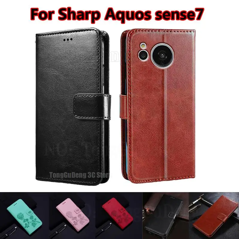 Wallet Leather Case For Sharp Aquos Sense7 Phone Cover For Capinha De Celular Sharp Aquos Sense 7 SH-53C SHG10 SH-M24 Etui Funda
Wallet Leather Case For Sharp Aquos Sense7 Phone Cover For Capinha De Celular Sharp Aquos Sense 7 SH-53C SHG10 SH-M24 Etui Funda