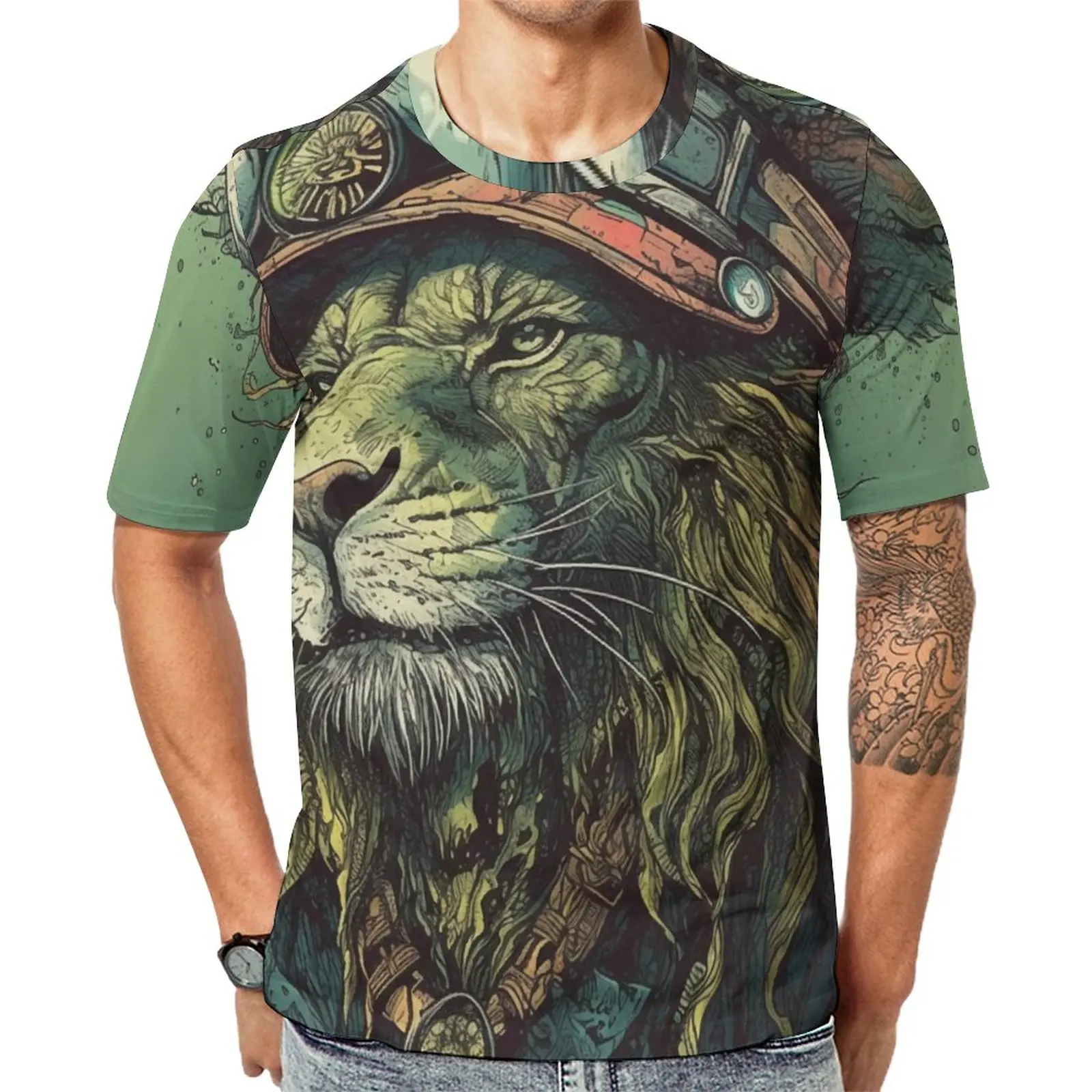 Lion T-Shirt Pop Caricatures Classic T-Shirts O Neck Hippie Tee Shirt Summer Male Graphic Top Tees 4XL 5XL 6XL
Lion T-Shirt Pop Caricatures Classic T-Shirts O Neck Hippie Tee Shirt Summer Male Graphic Top Tees 4XL 5XL 6XL