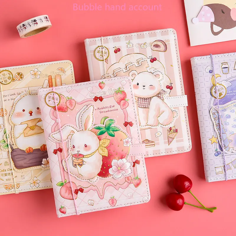 A5 Cute Color Page Magnetic Buckle This Diary Book Notepad Hand Ledger Stationery Color Inside Page
A5 Cute Color Page Magnetic Buckle This Diary Book Notepad Hand Ledger Stationery Color Inside Page