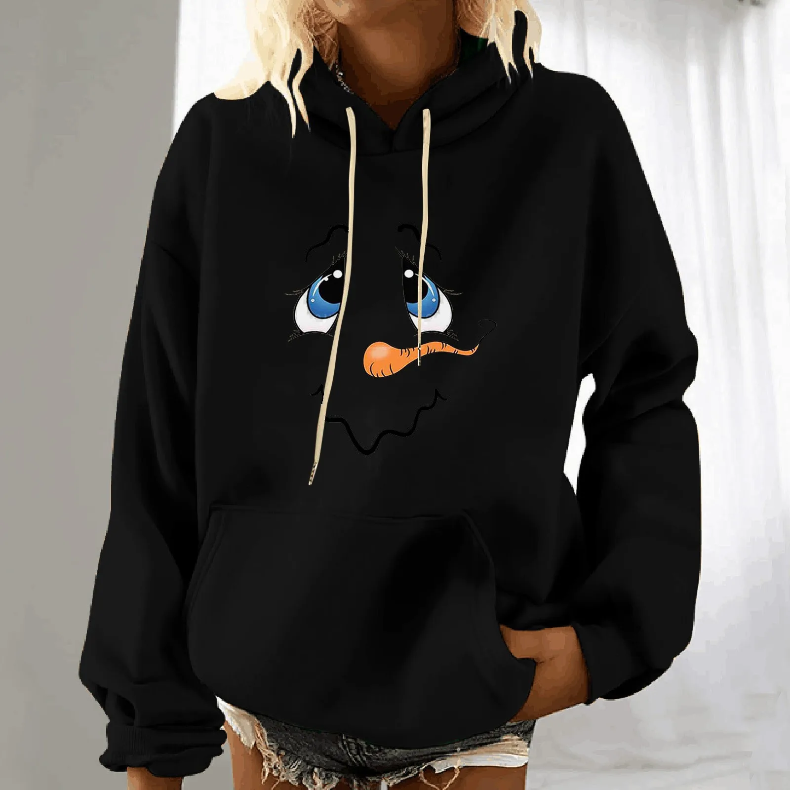 Women O Neck Hoodie Pocket Long Sleeve Christmas Print Drawstring Sweatshirt Top Hoodies Women Fall Clothe
Women O Neck Hoodie Pocket Long Sleeve Christmas Print Drawstring Sweatshirt Top Hoodies Women Fall Clothe