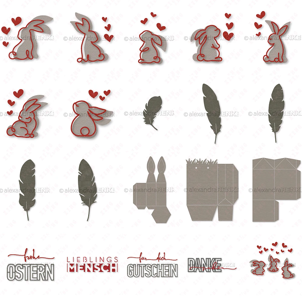 New Diy Metal Cutting Die Bag Meadow Box Artist Rabbit Trio Ear Feather Easter Combination Coupon Cooperation Deco Embossed Dies
New Diy Metal Cutting Die Bag Meadow Box Artist Rabbit Trio Ear Feather Easter Combination Coupon Cooperation Deco Embossed Dies