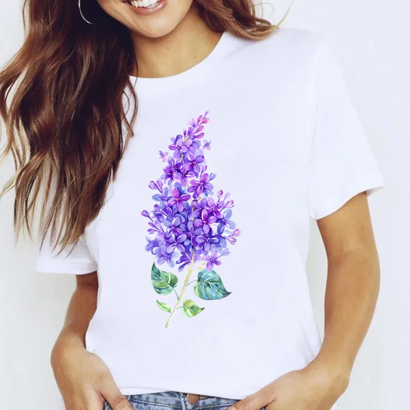 Women Purple Floral Flower 90s Graphtic Ladies Streetwear Style Fashion Clothes Print Tee Top Tshirt Female Casual T-shirt
Women Purple Floral Flower 90s Graphtic Ladies Streetwear Style Fashion Clothes Print Tee Top Tshirt Female Casual T-shirt