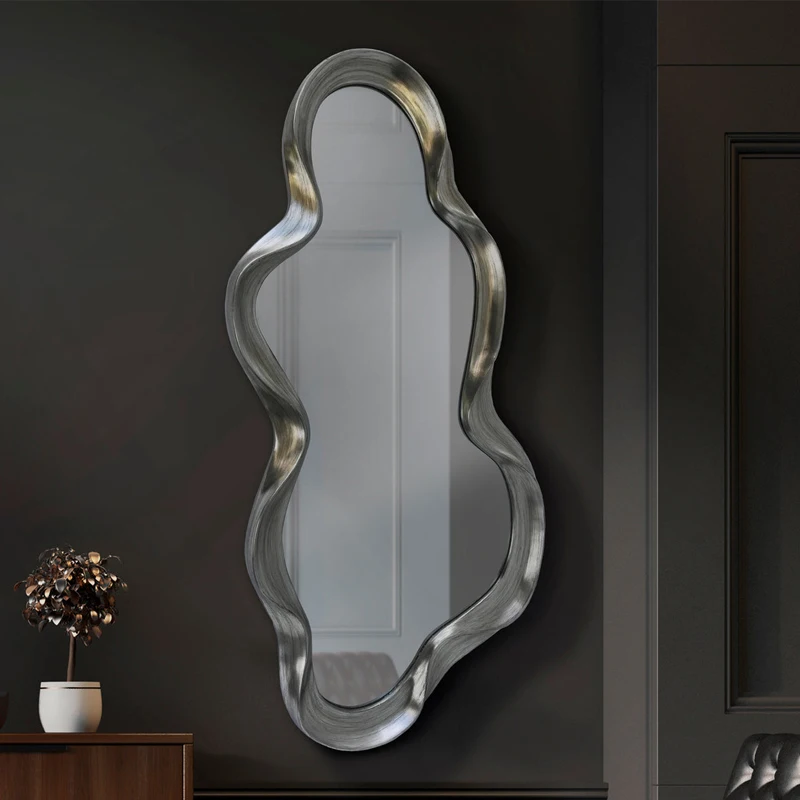 Creative Full Body Mirror Hallway Irregular Designer Floor Mirror Aesthetic Large Espelho Grande Para Quarto Room Decoration
Creative Full Body Mirror Hallway Irregular Designer Floor Mirror Aesthetic Large Espelho Grande Para Quarto Room Decoration