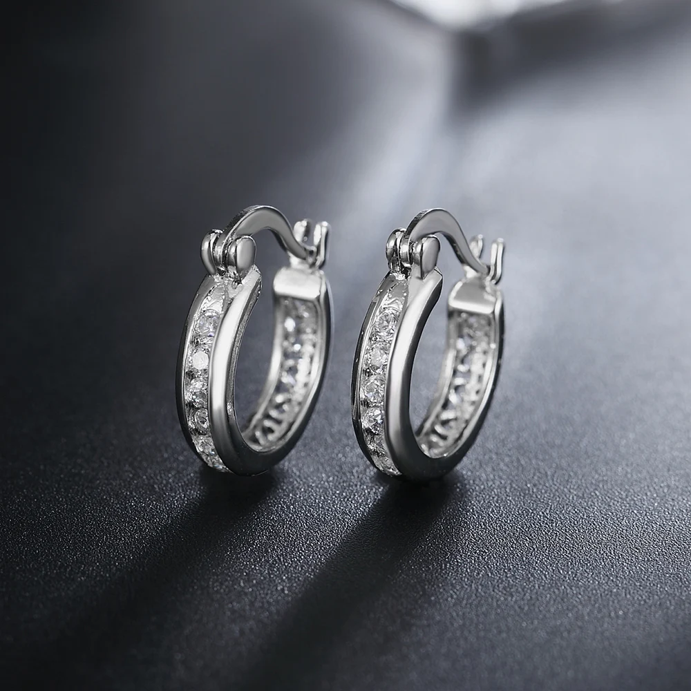 Wholesale 925 stamped silver White Gold plated earring jewelry crystal Zircon for women Lady wedding gorgeous best gift
Wholesale 925 stamped silver White Gold plated earring jewelry crystal Zircon for women Lady wedding gorgeous best gift