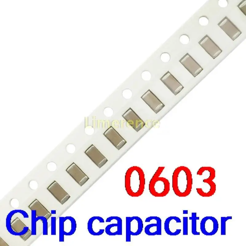 100pcs 0603 SMD Chip Multilayer Ceramic Capacitor 0.5pF - 22uF 10pF 22pF 100pF 1nF 10nF 15nF 100nF 0.1uF 1uF 2.2uF 4.7uF 10uF
100pcs 0603 SMD Chip Multilayer Ceramic Capacitor 0.5pF - 22uF 10pF 22pF 100pF 1nF 10nF 15nF 100nF 0.1uF 1uF 2.2uF 4.7uF 10uF