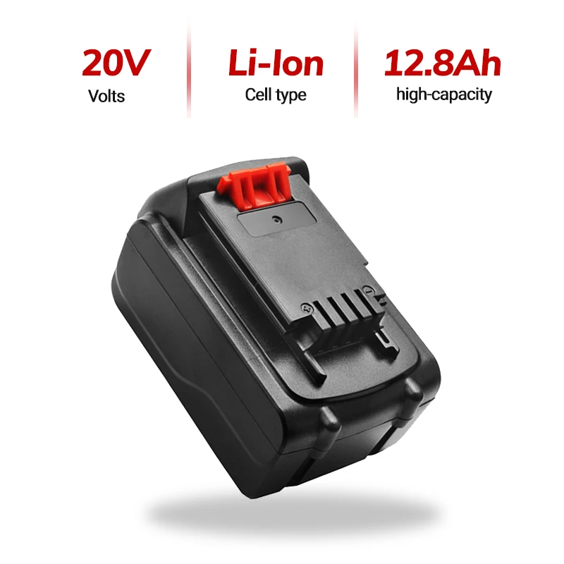 Литий-ионная аккумуляторная батарея для BLACK & DECKER LB20, LBX20, LBXR20, 18 в/20 в, 100% Ач
Литий-ионная аккумуляторная батарея для BLACK & DECKER LB20, LBX20, LBXR20, 18 в/20 в, 100% Ач