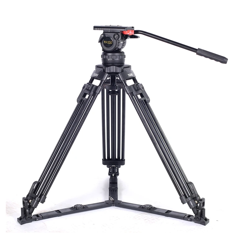 Teris TS100AL Professional Fluid Head ENG Video Camera Aluminium Tripod System for Camcorder Shooting
Teris TS100AL Professional Fluid Head ENG Video Camera Aluminium Tripod System for Camcorder Shooting