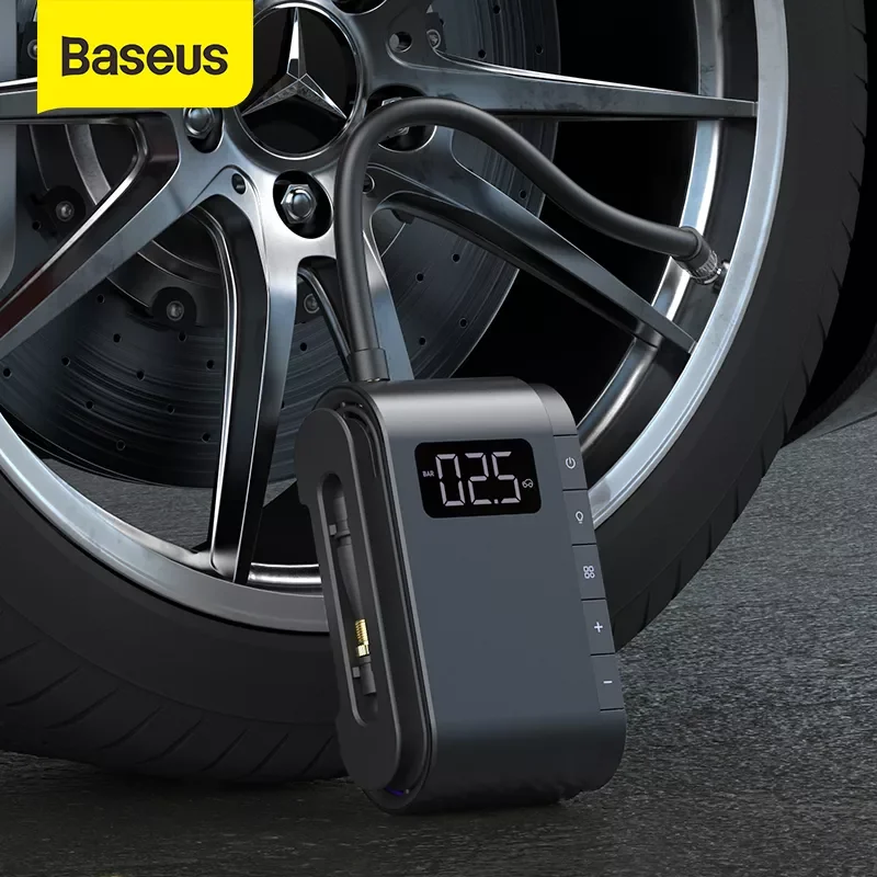 Автомобильный воздушный компрессор Baseus, 4000 мАч, насос для шин, портативный Электрический автомобильный воздушный насос, цифровой автомобил...
Автомобильный воздушный компрессор Baseus, 4000 мАч, насос для шин, портативный Электрический автомобильный воздушный насос, цифровой автомобил...