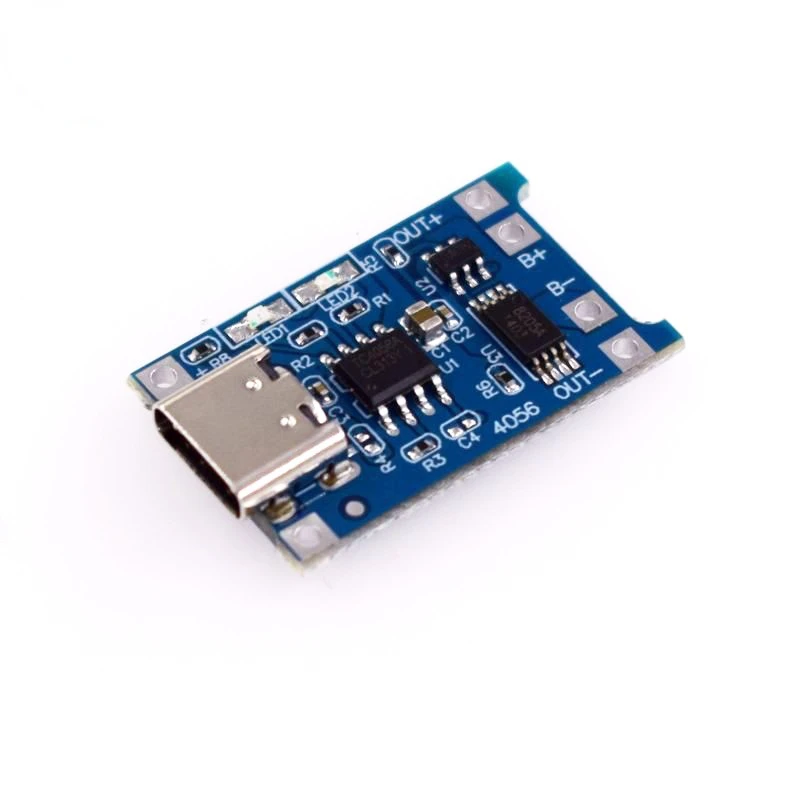 5V 1A TYPE-C Micro USB 18650 TC4056A Lithium Battery Charging Board Charger TP4056 Module with Protection Dual Functions
5V 1A TYPE-C Micro USB 18650 TC4056A Lithium Battery Charging Board Charger TP4056 Module with Protection Dual Functions