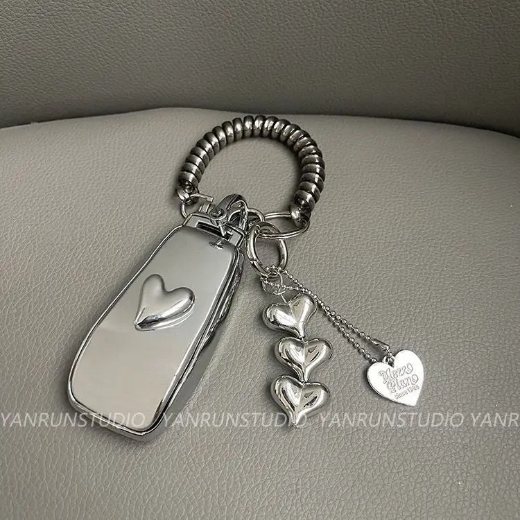 Mercedes-Benz Key Set New A-class C-class E-class A200L Bag C260 Car E300 Shell GLC300 GLE GLA Female Buckle Silver Silver Heart
Mercedes-Benz Key Set New A-class C-class E-class A200L Bag C260 Car E300 Shell GLC300 GLE GLA Female Buckle Silver Silver Heart