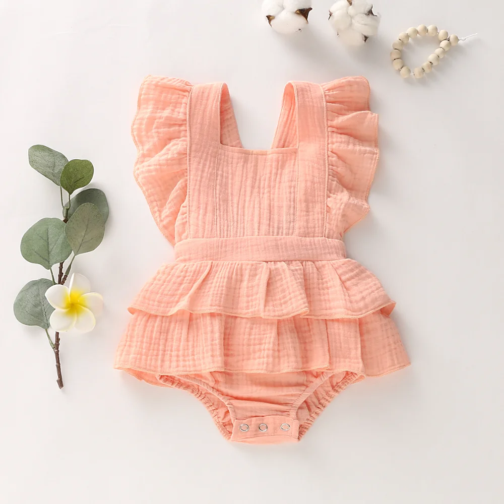 Summer Newborn Infant Baby Girls Princess Ruffle Cotton Jumpsuit Sleeveless Rompers Kids Fashion Girl Bodysuit Outfit Casual Set
Summer Newborn Infant Baby Girls Princess Ruffle Cotton Jumpsuit Sleeveless Rompers Kids Fashion Girl Bodysuit Outfit Casual Set