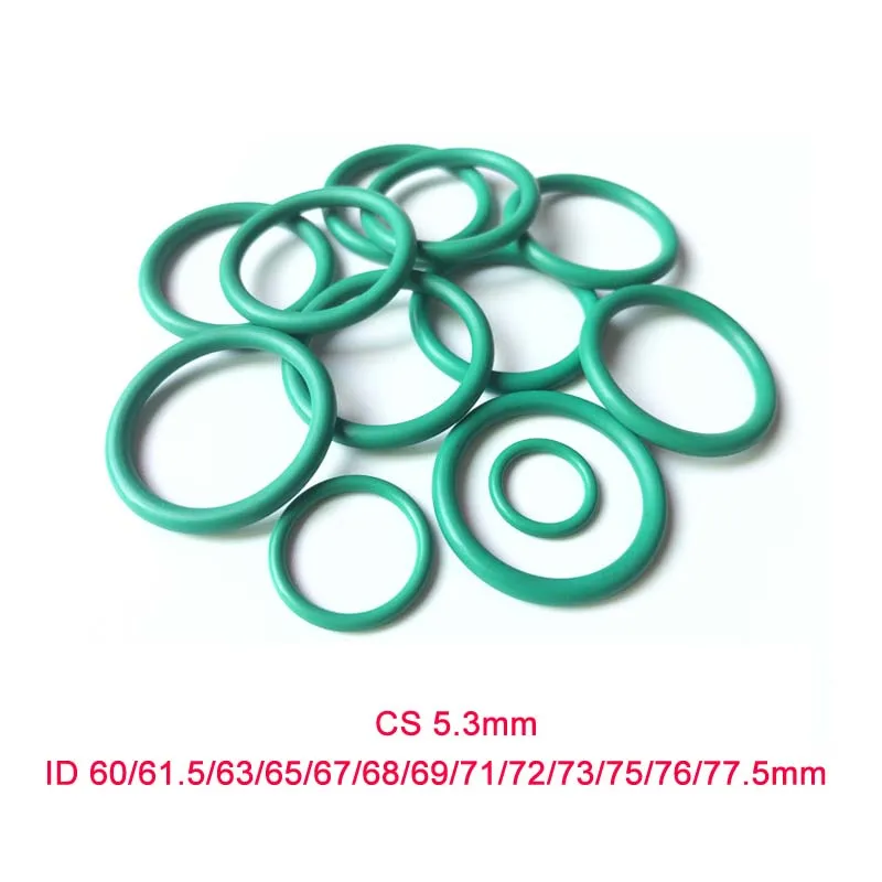 1Pcs Green FKM Fluorine Rubber O-Ring Oil Sealing Gasket CS5.3mm ID 60~77.5mm O Ring Seal Gasket Rings Fuel Washer
1Pcs Green FKM Fluorine Rubber O-Ring Oil Sealing Gasket CS5.3mm ID 60~77.5mm O Ring Seal Gasket Rings Fuel Washer