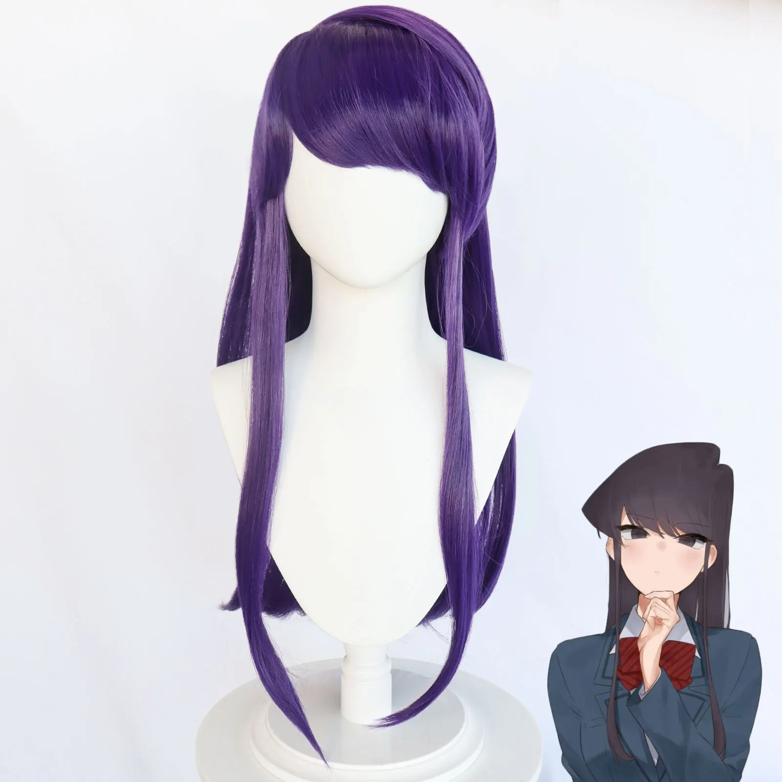 Shouko Komi Wig Komi Can't Communicate Komi san wa Comyushou desu Cosplay Long Purple Wig Girls Heat Resistant Synthetic Hair
Shouko Komi Wig Komi Can't Communicate Komi san wa Comyushou desu Cosplay Long Purple Wig Girls Heat Resistant Synthetic Hair
