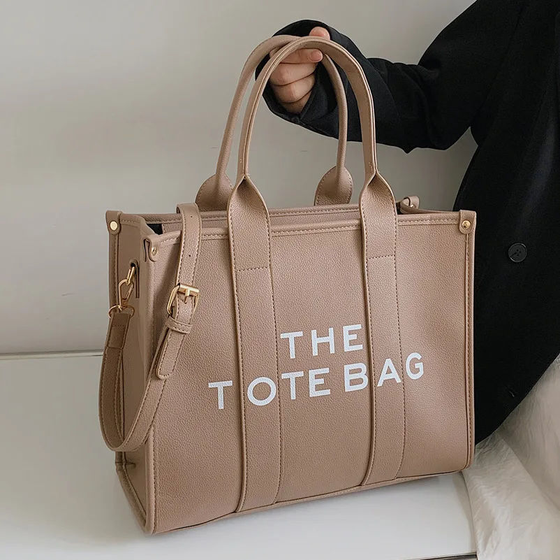 

Luxury Designer Tote Bag Women Handbags Soft PU Letter Shoulder Bags 2023 Brands Shopper Purses Crossbody Bags For Women Bolsa