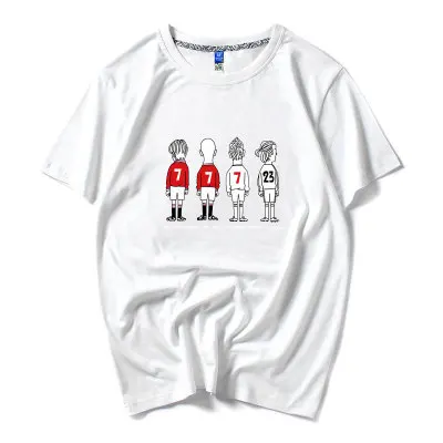 A Men's fashion brand pure cotton breathable short-sleeved large size loose sports printed round neck T-shirt 
A Men's fashion brand pure cotton breathable short-sleeved large size loose sports printed round neck T-shirt