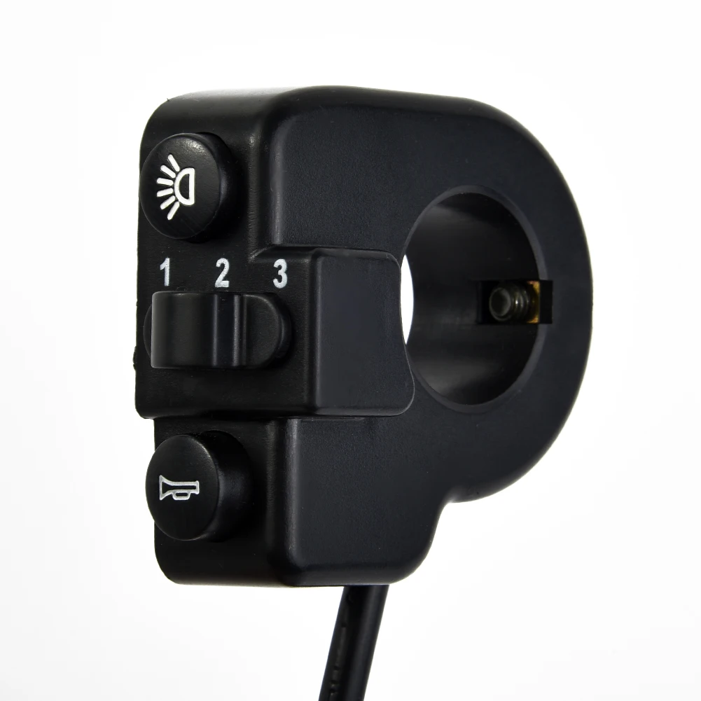 "Electric Bike and Scooter Safe and Convenient 3 In 1 Horn Button Speed Regulation and Headlight Control Switch"
"Electric Bike and Scooter Safe and Convenient 3 In 1 Horn Button Speed Regulation and Headlight Control Switch"