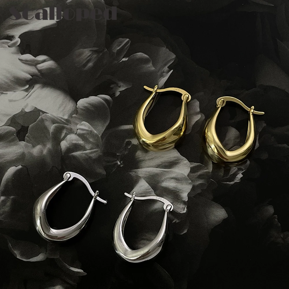 SCALLOPED European U Shaped Water Drop Earrings Temperament Design Brand Accessories Women Statement Jewelry Free Shipping
SCALLOPED European U Shaped Water Drop Earrings Temperament Design Brand Accessories Women Statement Jewelry Free Shipping