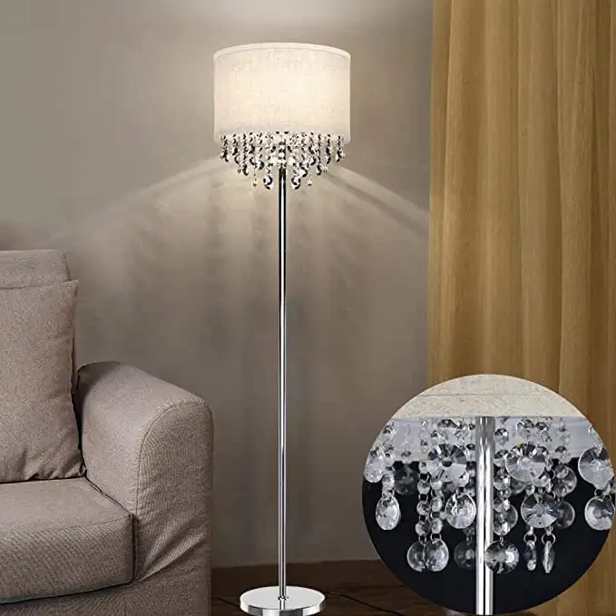 Crystal LED Floor Lamp for Living Room, Modern Standing Lights for Bedroom , Elegant Tall Pole Accent Light for Mid Century & Co
Crystal LED Floor Lamp for Living Room, Modern Standing Lights for Bedroom , Elegant Tall Pole Accent Light for Mid Century & Co