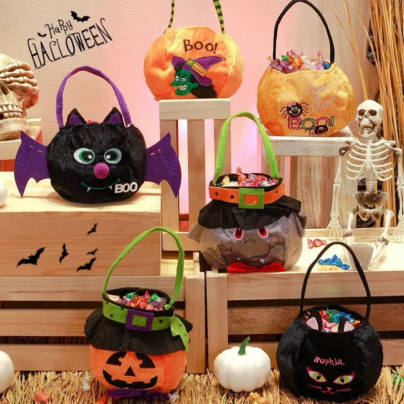 Halloween Candy Bag Trick or Treat StorageBag for Kids Felt Fabric Bag Flannelette Bag Resuable Gift Bag HalloweenParty Supplies
Halloween Candy Bag Trick or Treat StorageBag for Kids Felt Fabric Bag Flannelette Bag Resuable Gift Bag HalloweenParty Supplies