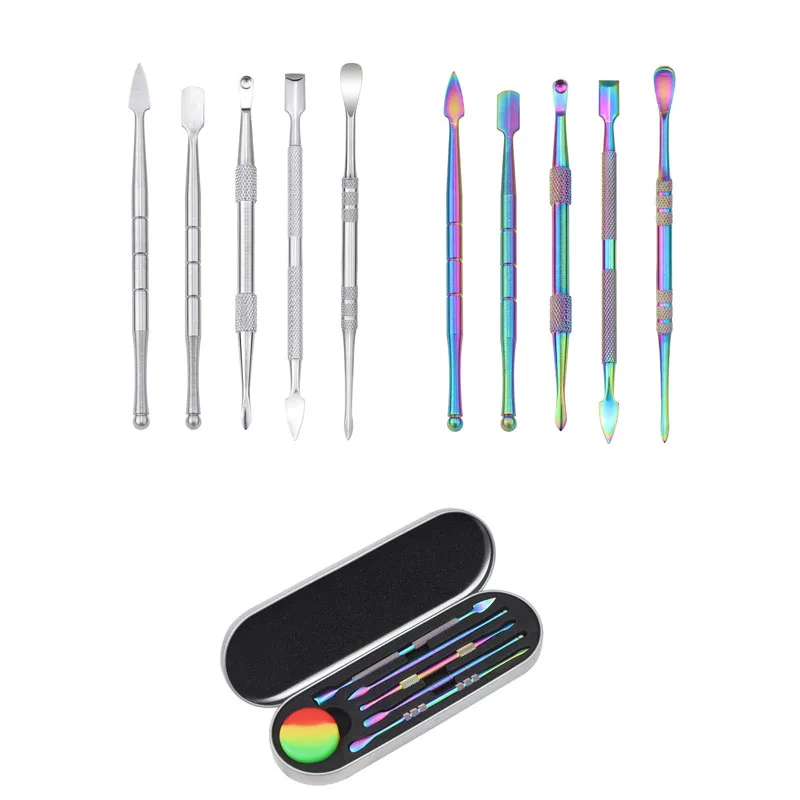 5/6Pcs/Set Stainless Steel dabber tool set kit Spiral Ear Picker Spoon scoop with silicone box Wax Cleaner Remover cleaning
5/6Pcs/Set Stainless Steel dabber tool set kit Spiral Ear Picker Spoon scoop with silicone box Wax Cleaner Remover cleaning