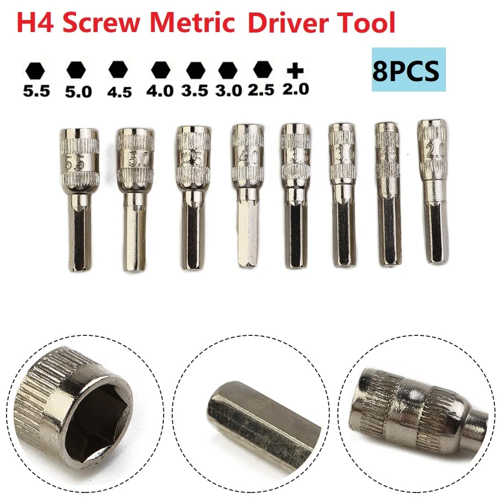 H4 Hex Shank Screwdriver Bits PH2.0/M2.5-5.5mm Screw Metric Driver Tool Driver Bit Multi-function Magnetic Bits Hand Tool
H4 Hex Shank Screwdriver Bits PH2.0/M2.5-5.5mm Screw Metric Driver Tool Driver Bit Multi-function Magnetic Bits Hand Tool