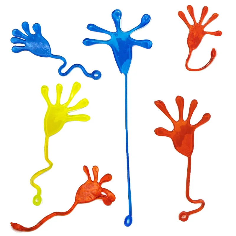 

10Pcs Elastically Stretchable Sticky Palm Climbing Tricky Hands toys Children’s Classics Toys