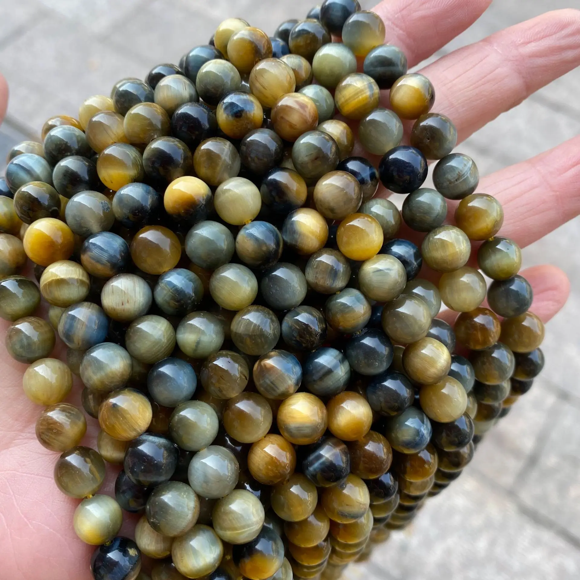 Dream Fantasy Tiger Eye Natural Stone Beads Round Smooth Loose Spacer Bead For Jewelry Making DIY Bracelet Necklace Accessories
Dream Fantasy Tiger Eye Natural Stone Beads Round Smooth Loose Spacer Bead For Jewelry Making DIY Bracelet Necklace Accessories