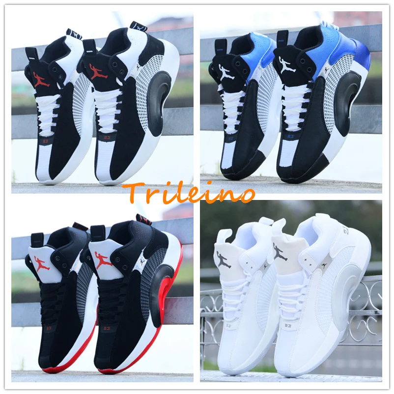Men's Basketball Shoes High-Top Sneakers Male Cushioning Light Comfortable Shoes Athletic Training Sport Shoes Chaussure Homme
Men's Basketball Shoes High-Top Sneakers Male Cushioning Light Comfortable Shoes Athletic Training Sport Shoes Chaussure Homme
