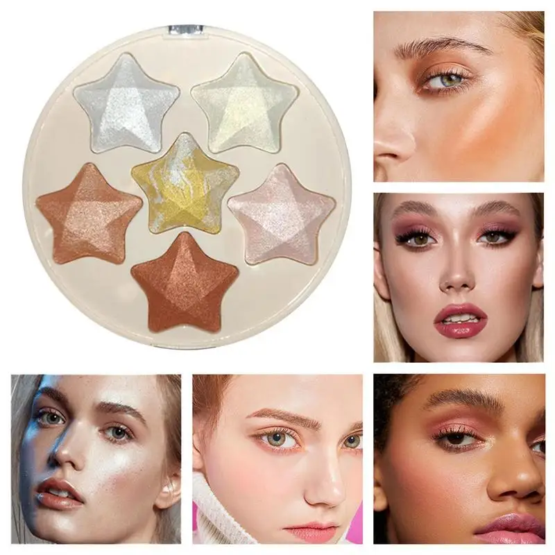 Highlight Makeup Palette Natural Brightening Pentagram Palette Women Beauty Products Cosmetics For Home Working Gathering
Highlight Makeup Palette Natural Brightening Pentagram Palette Women Beauty Products Cosmetics For Home Working Gathering