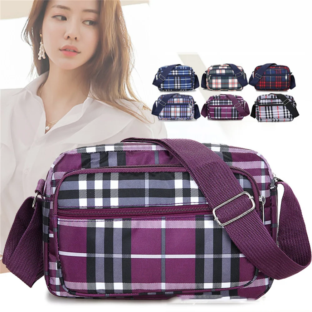 2022 Plaid Crossbody Bag for Women Single Shoulder Bag Casual Wild Nylon Fashion Messenger Bag Ladies Travel Trip Bag
2022 Plaid Crossbody Bag for Women Single Shoulder Bag Casual Wild Nylon Fashion Messenger Bag Ladies Travel Trip Bag
