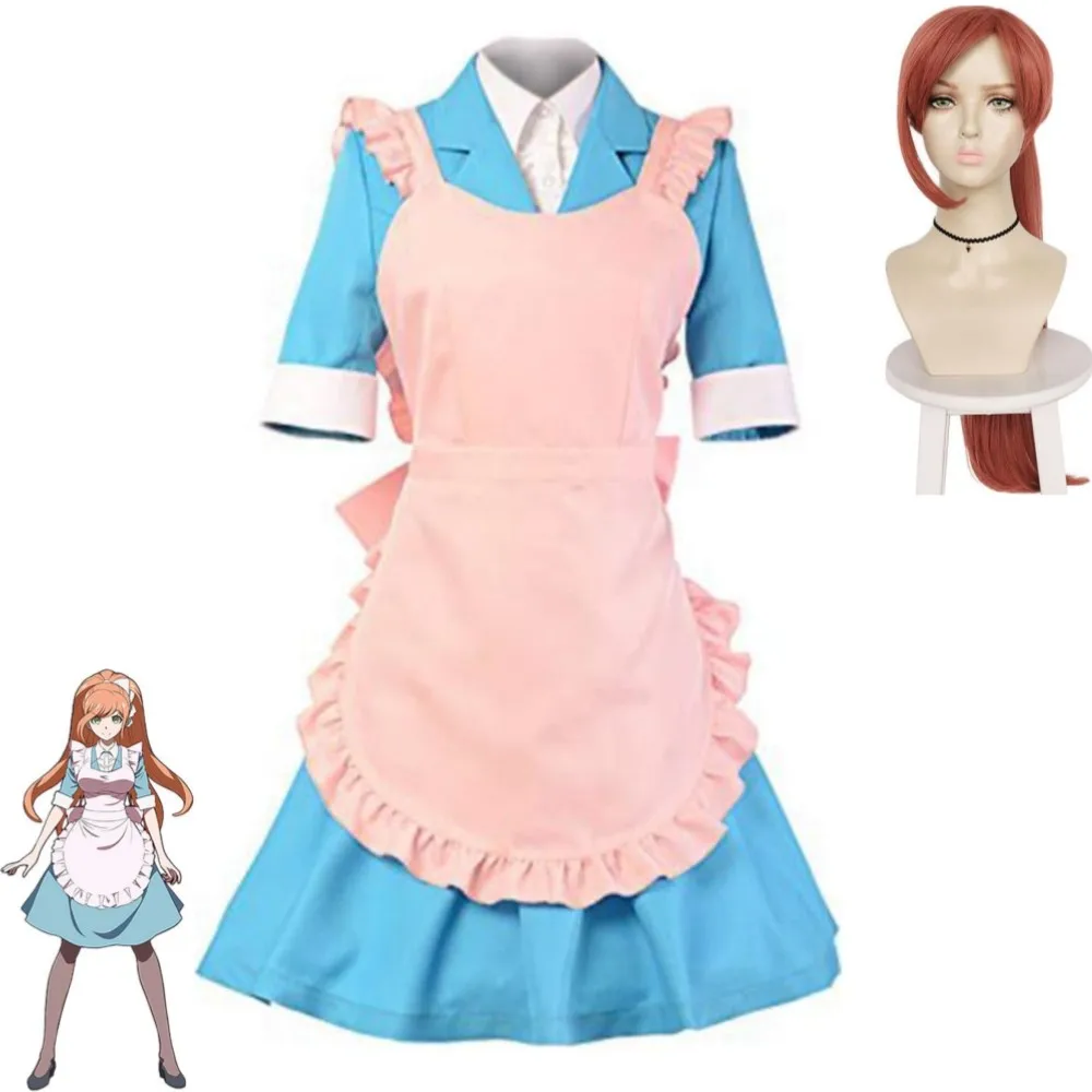 Парик для косплея служанки из аниме «Школа отдыха» 
Парик для косплея служанки из аниме «Школа отдыха»