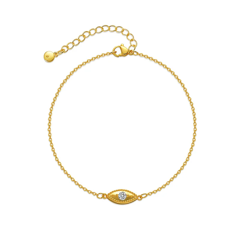 2023 New Copper Plated 18K Real Gold Adjustable Anklet Geometric Eye Design Inlaid Zircon Minimalist Wind Leg Chain Women's Gift
2023 New Copper Plated 18K Real Gold Adjustable Anklet Geometric Eye Design Inlaid Zircon Minimalist Wind Leg Chain Women's Gift