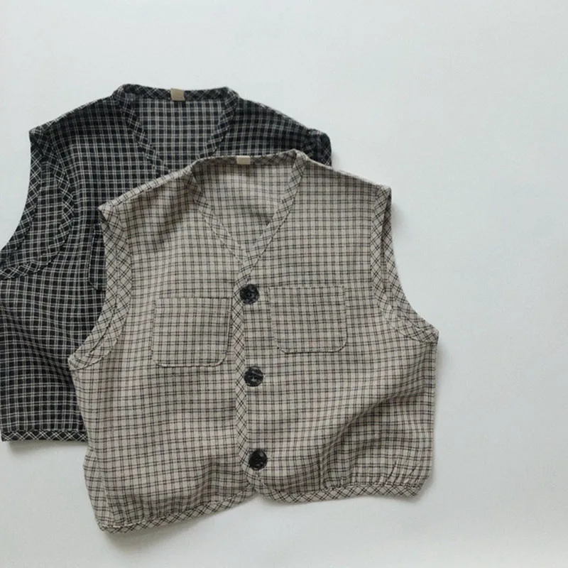 1-6Yrs Kids Vest Spring Autumn Children Clothing Baby Girls Boys Linen Cotton Vest Korean Style Sleeveless Cardigan Coat
1-6Yrs Kids Vest Spring Autumn Children Clothing Baby Girls Boys Linen Cotton Vest Korean Style Sleeveless Cardigan Coat