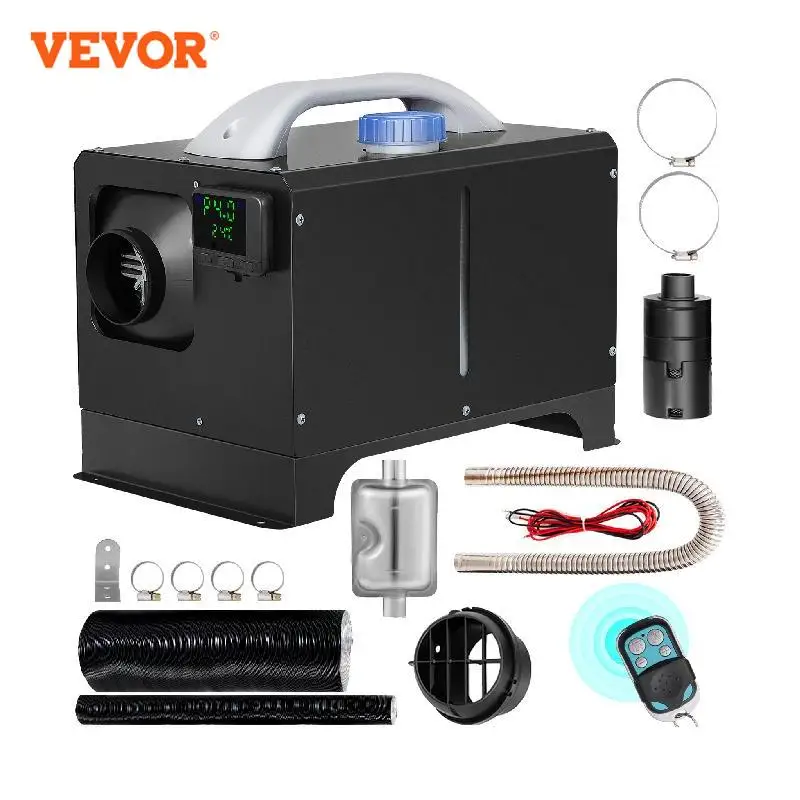 VEVOR 3 / 5 / 8KW 12V Diesel Air Heater All in One Mini Heater with Silencer LCD Switch Remote Control for Car Bus RV Trucks SUV
VEVOR 3 / 5 / 8KW 12V Diesel Air Heater All in One Mini Heater with Silencer LCD Switch Remote Control for Car Bus RV Trucks SUV