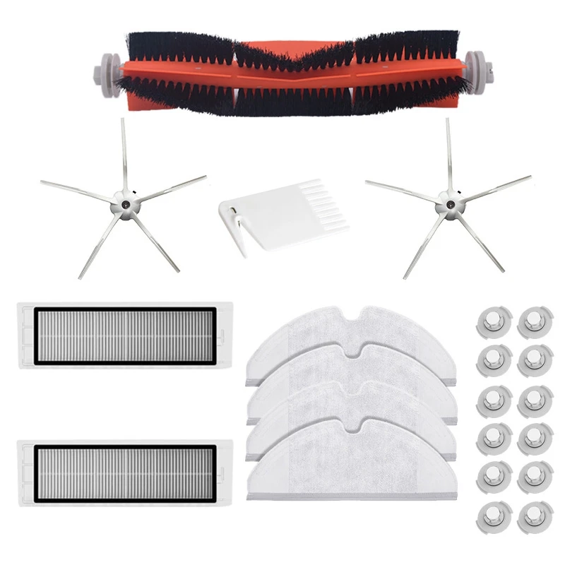 22PCS Robot Vacuum Cleaner Parts Replacements For Xiaomi For Xiaomi Roborock S6 S5 MAX Vacuum Cleaner Accessory Kit
22PCS Robot Vacuum Cleaner Parts Replacements For Xiaomi For Xiaomi Roborock S6 S5 MAX Vacuum Cleaner Accessory Kit