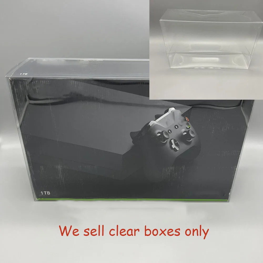 ZUIDID Clear Transparent Display PET plastic box For Xbox one X console colorful box Protection storage cover
ZUIDID Clear Transparent Display PET plastic box For Xbox one X console colorful box Protection storage cover