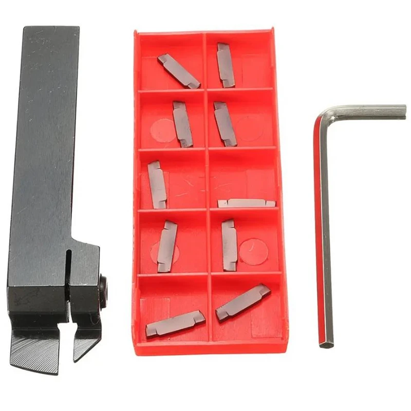 MGEHR1616 Parting Off Turning Tool Holder With 10Pcs MGMN200 Carbide Inserts CNC Lathe Tools
MGEHR1616 Parting Off Turning Tool Holder With 10Pcs MGMN200 Carbide Inserts CNC Lathe Tools