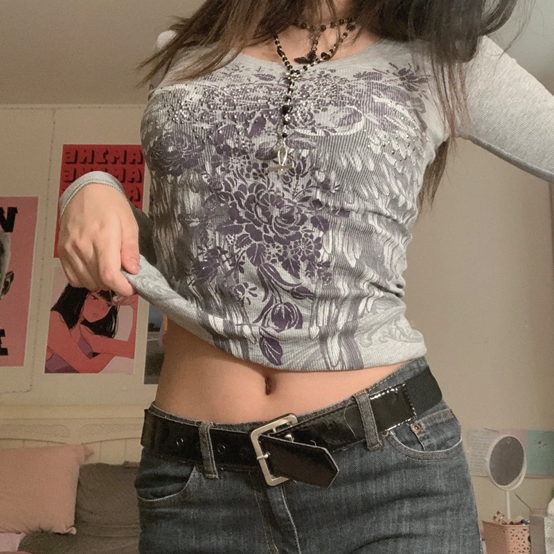 Len Buck Angel Wings Print Tops Fairy Grunge Graphic T Shirts Vintage Indie Aesthetic Clothes Cyber Y2k Slim Long Sleeve Top
Len Buck Angel Wings Print Tops Fairy Grunge Graphic T Shirts Vintage Indie Aesthetic Clothes Cyber Y2k Slim Long Sleeve Top