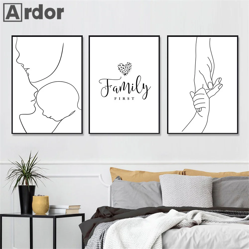 Family Love Newborn Mom Hands Line Poster Nursery Wall Art Pictures Abstract Canvas Painting Prints Baby Kids Bedroom Home Decor
Family Love Newborn Mom Hands Line Poster Nursery Wall Art Pictures Abstract Canvas Painting Prints Baby Kids Bedroom Home Decor