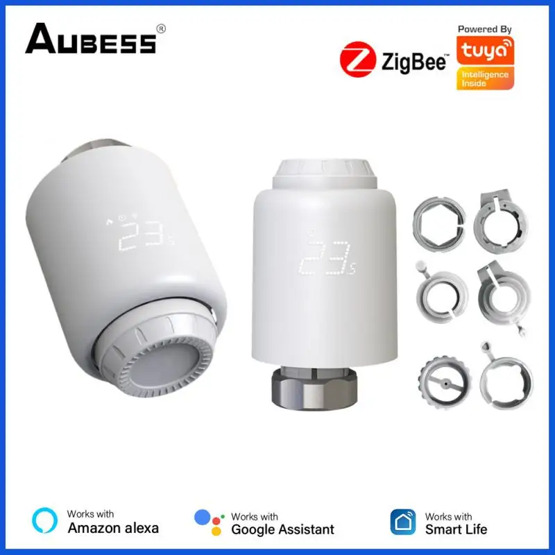 Tuya ZigBee Thermostatic Radiator Valve Actuators Smartlife Wireless Remote Heating Temperature Controller Via Alexa Google Home
Tuya ZigBee Thermostatic Radiator Valve Actuators Smartlife Wireless Remote Heating Temperature Controller Via Alexa Google Home