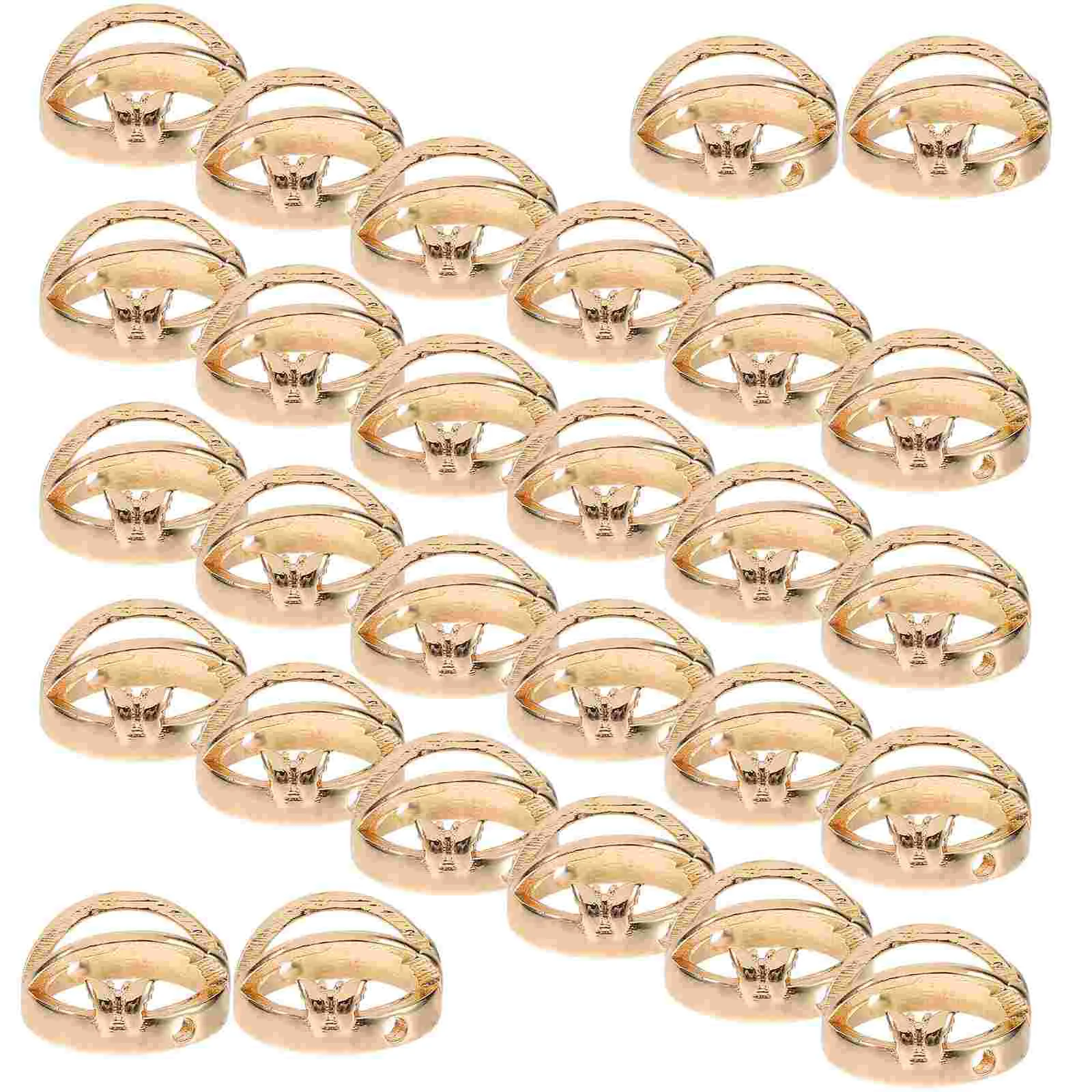 50 Pcs Earrings Silver Making Charms Bracelet Spacer Beads Preserve Color Copper Jewelry Supplies
50 Pcs Earrings Silver Making Charms Bracelet Spacer Beads Preserve Color Copper Jewelry Supplies