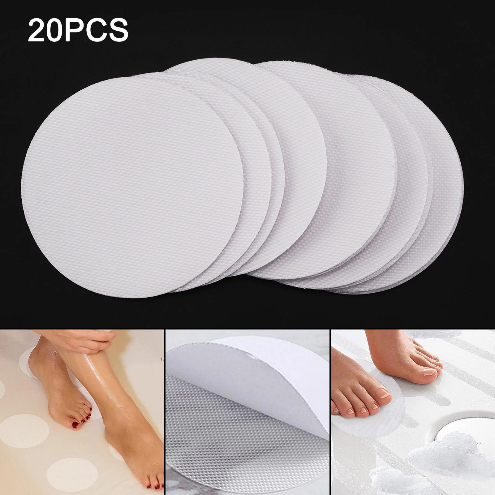 Anti Discs 4" Non Stickers Self Adhesive Paster for Bath Shower Bathroom Bathtub Tubs Swimming Pool ( White ) 10PCS
Anti Discs 4" Non Stickers Self Adhesive Paster for Bath Shower Bathroom Bathtub Tubs Swimming Pool ( White ) 10PCS
